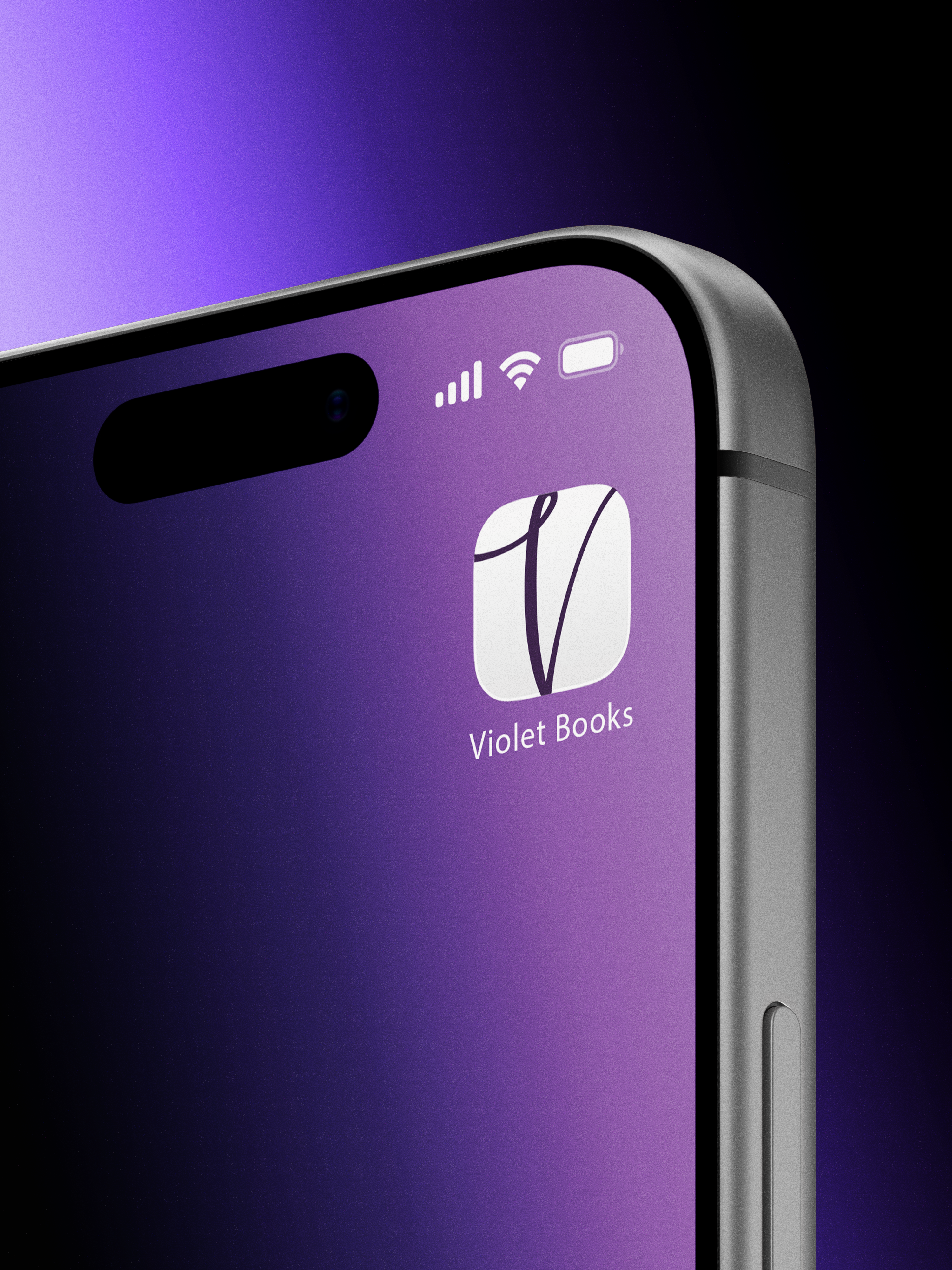 Violet Books website and brand guidelines preview