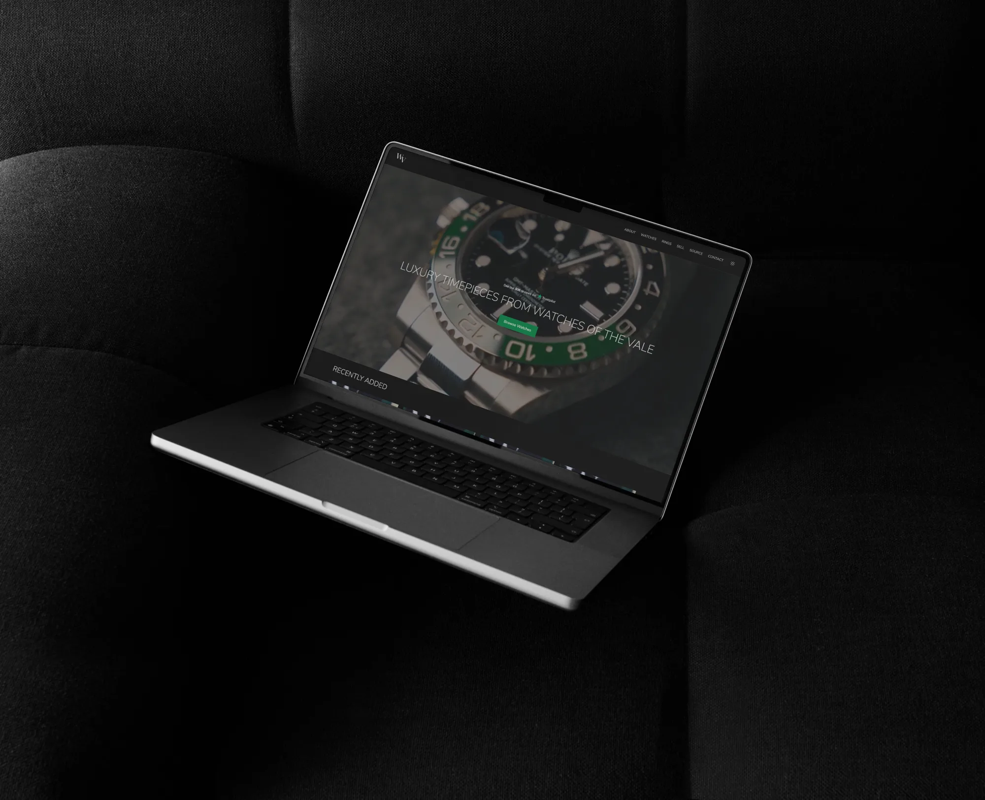 Watches of the Vale website design by Horizon Creative Studio